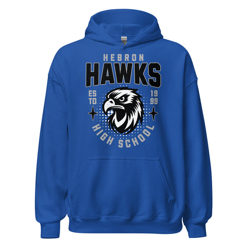 Hebron High School Hawks Royal Blue Classic Unisex T-shirt 204