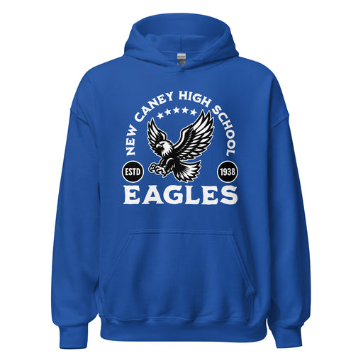 New Caney High School Eagles Royal Blue Classic Unisex Hoodie 208