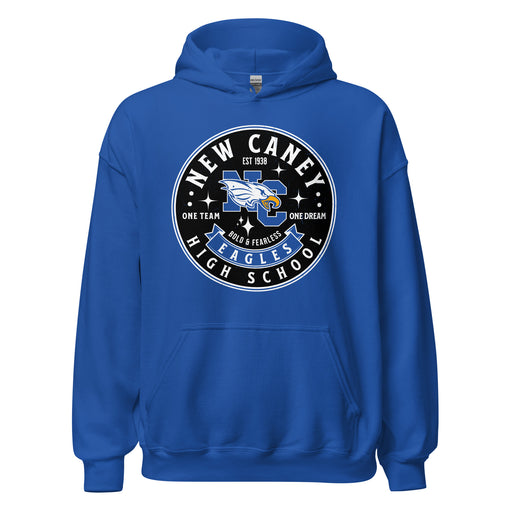 New Caney High School Eagles Royal Blue Classic Unisex Hoodie 215