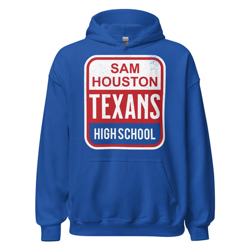 Sam Houston High School Texans Royal Blue Classic Unisex Hoodie 001