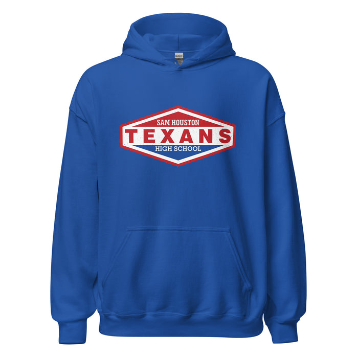 Sam Houston High School Texans Royal Blue Classic Unisex Hoodie 009