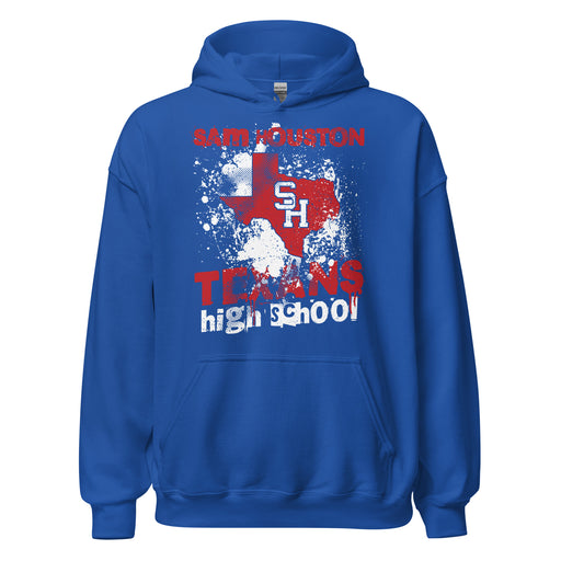 Sam Houston High School Texans Royal Blue Classic Unisex Hoodie 205