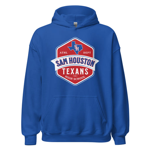 Sam Houston High School Texans Royal Blue Classic Unisex Hoodie 209