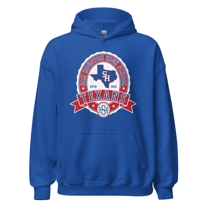 Sam Houston High School Texans Royal Blue Classic Unisex Hoodie 212