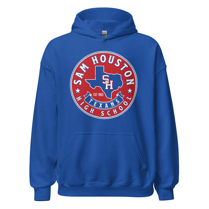 Sam Houston High School Texans Royal Blue Classic Unisex Hoodie 215