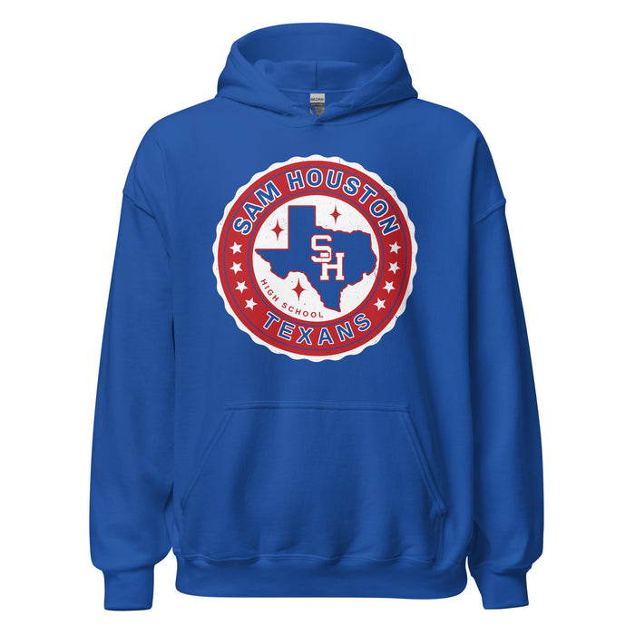 Sam Houston High School Texans Royal Blue Classic Unisex Hoodie 216