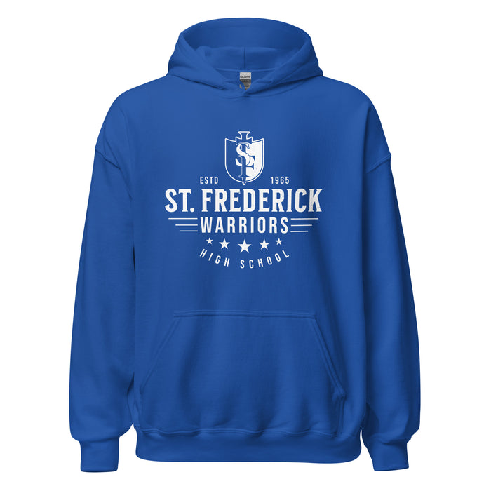 St. Frederick High School Warriors Royal Blue Classic Unisex Hoodie 217