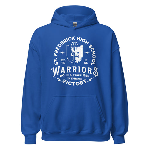 St. Frederick High School Warriors Royal Blue Classic Unisex Hoodie 206