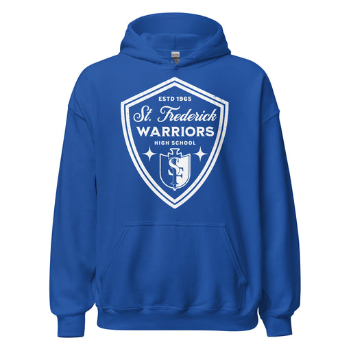 St. Frederick High School Warriors Royal Blue Classic Unisex Hoodie 225