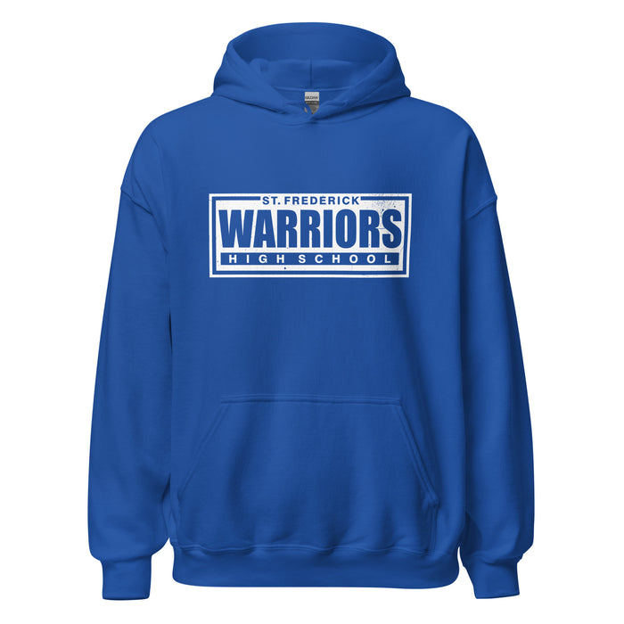 St. Frederick High School Warriors Royal Blue Classic Unisex Hoodie 049