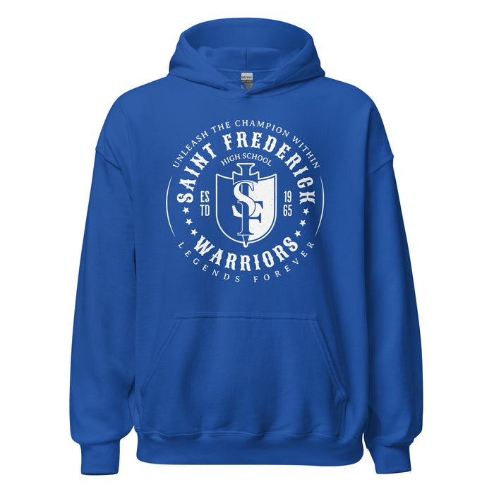 St. Frederick High School Warriors Royal Blue Classic Unisex Hoodie 214