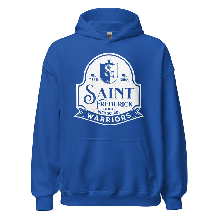 St. Frederick High School Warriors Royal Blue Classic Unisex Hoodie 219