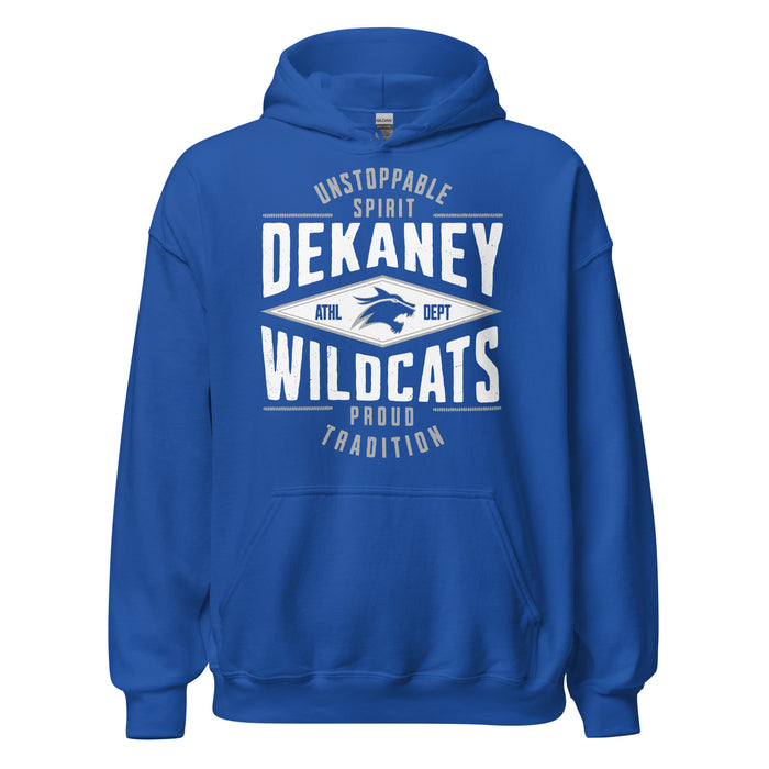 Dekaney High School Wildcats Royal Blue Classic Unisex Hoodie 210
