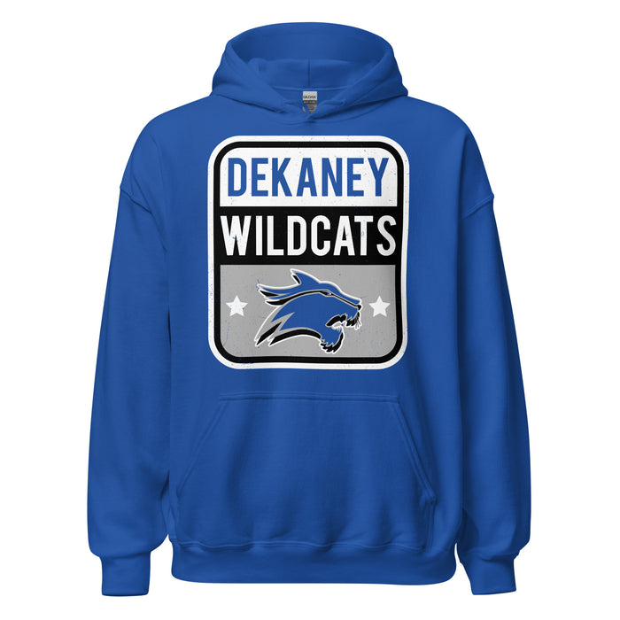 Dekaney High School Wildcats Royal Blue Classic Unisex Hoodie 001