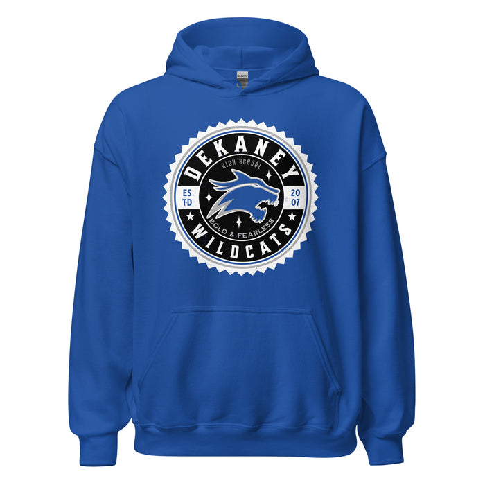 Dekaney High School Wildcats Royal Blue Classic Unisex Hoodie 209
