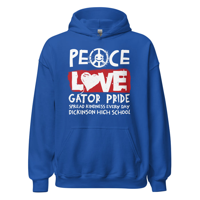 Dickinson High School Gators Royal Blue Classic Unisex Hoodie 240