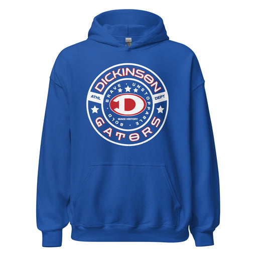 Dickinson High School Gators Royal Blue Classic Unisex Hoodie 239