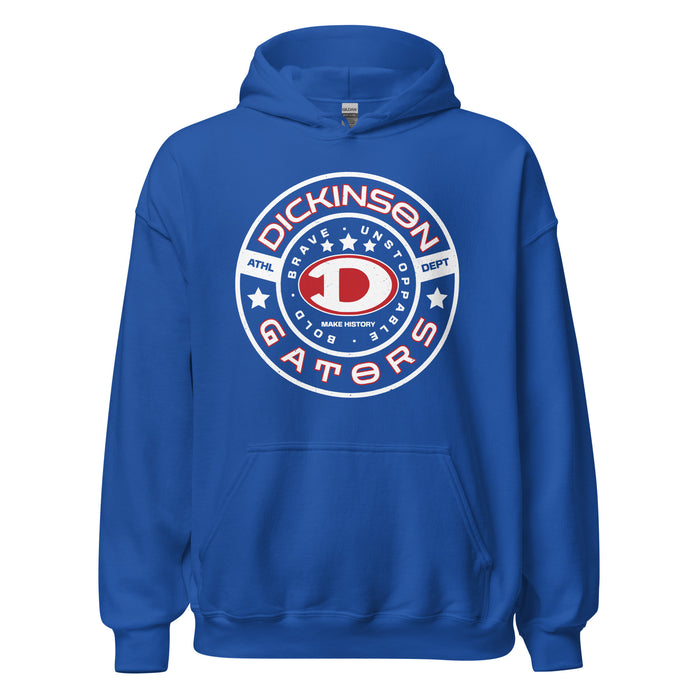 Dickinson High School Gators Royal Blue Classic Unisex Hoodie 239