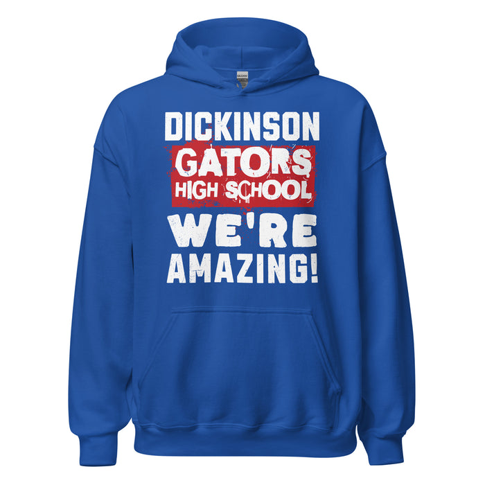 Dickinson High School Gators Royal Blue Classic Unisex Hoodie 231
