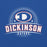 Close-up view of Dickinson High School Gators Royal Blue Classic Unisex Hoodie 221