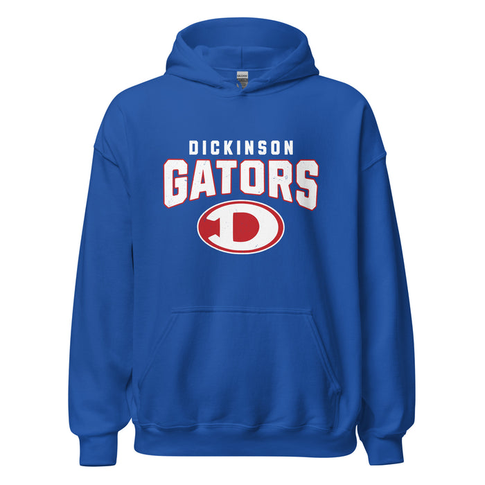 Dickinson High School Gators Royal Blue Classic Unisex Hoodie 234