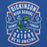 Close-up view of Dickinson High School Gators Royal Blue Classic Unisex Hoodie 207