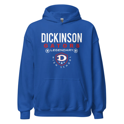 Dickinson High School Gators Royal Blue Classic Unisex Hoodie 003