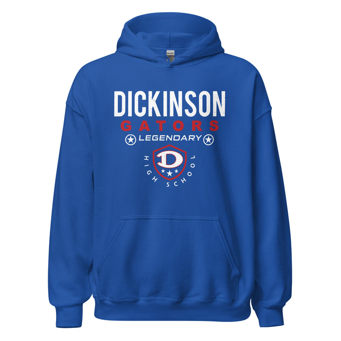 Dickinson High School Gators Royal Blue Classic Unisex Hoodie 003