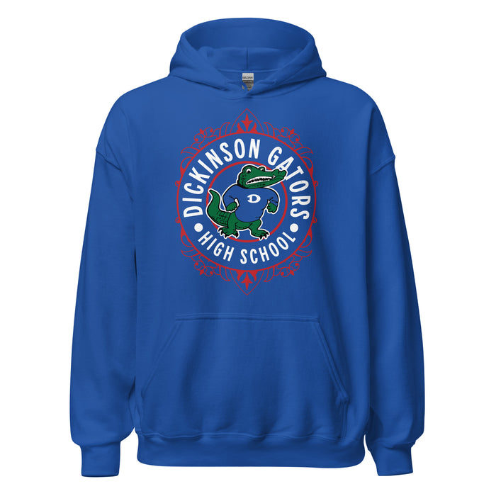 Dickinson High School Gators Royal Blue Classic Unisex Hoodie 227