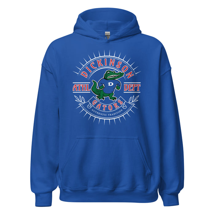 Dickinson High School Gators Royal Blue Classic Unisex Hoodie 201