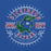 Close-up view of Dickinson High School Gators Royal Blue Classic Unisex Hoodie 201