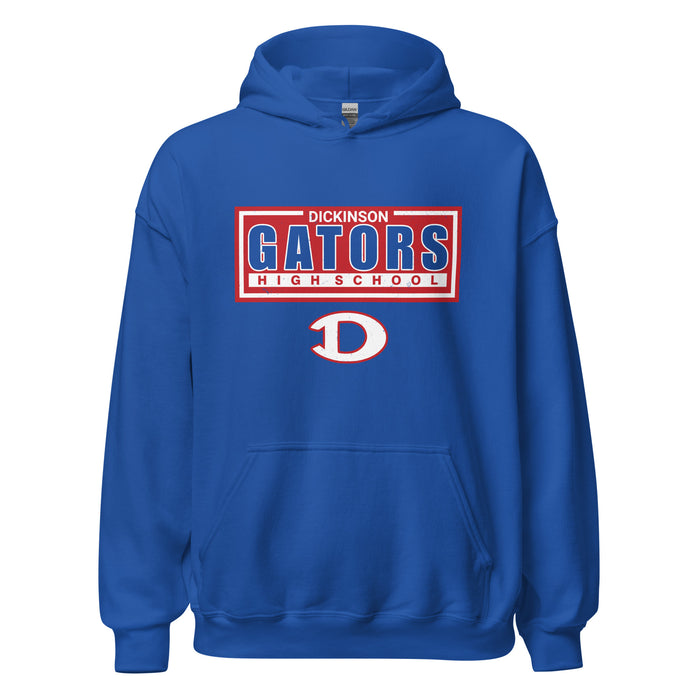 Dickinson High School Gators Royal Blue Classic Unisex Hoodie 049