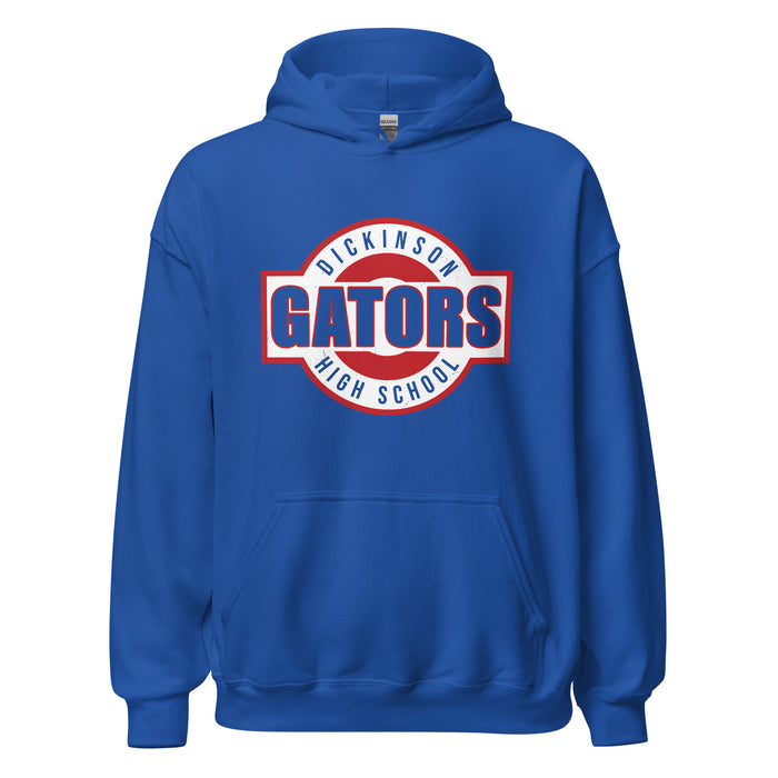 Dickinson High School Gators Royal Blue Classic Unisex Hoodie 011