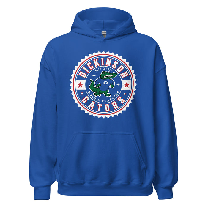 Dickinson High School Gators Royal Blue Classic Unisex Hoodie 203
