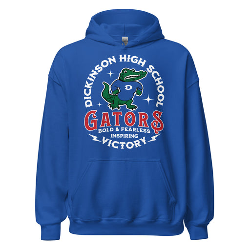 Dickinson High School Gators Royal Blue Classic Unisex Hoodie 206