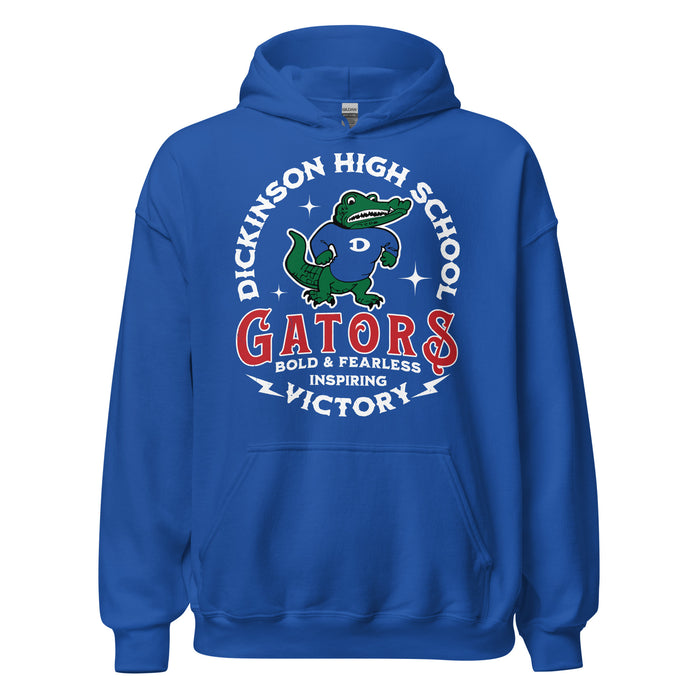 Dickinson High School Gators Royal Blue Classic Unisex Hoodie 206