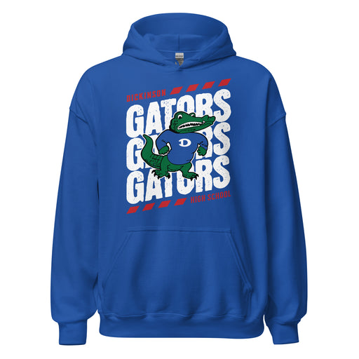 Dickinson High School Gators Royal Blue Classic Unisex Hoodie 223