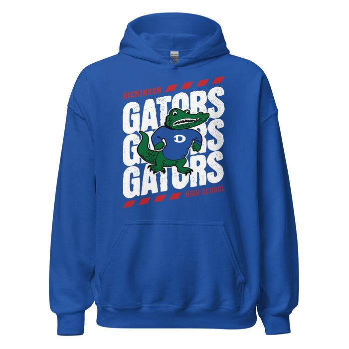Dickinson High School Gators Royal Blue Classic Unisex Hoodie 223