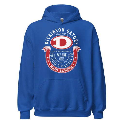 Dickinson High School Gators Royal Blue Classic Unisex Hoodie 229