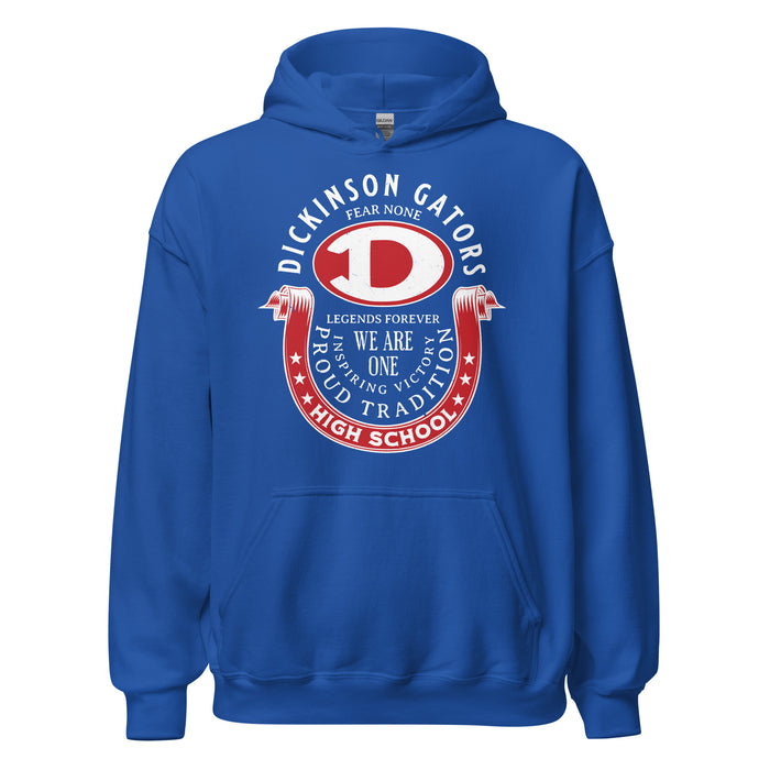 Dickinson High School Gators Royal Blue Classic Unisex Hoodie 229