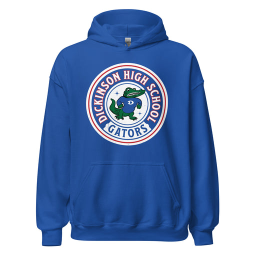 Dickinson High School Gators Royal Blue Classic Unisex Hoodie 220