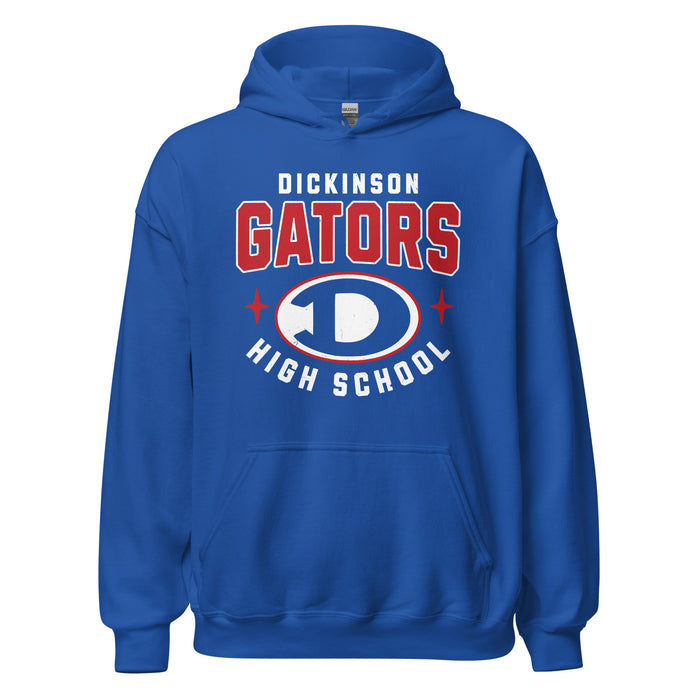 Dickinson High School Gators Royal Blue Classic Unisex Hoodie 204
