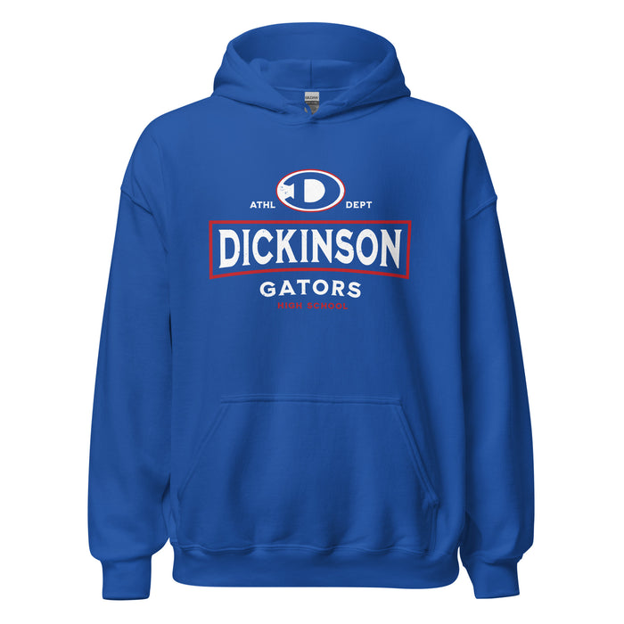 Dickinson High School Gators Royal Blue Classic Unisex Hoodie 202