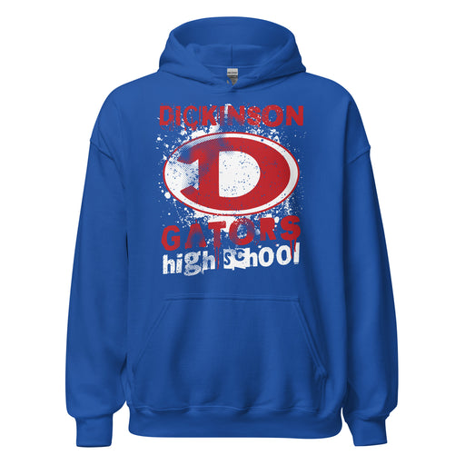 Dickinson High School Gators Royal Blue Classic Unisex Hoodie 205