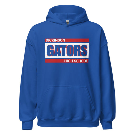 Dickinson High School Gators Royal Blue Classic Unisex Hoodie 098
