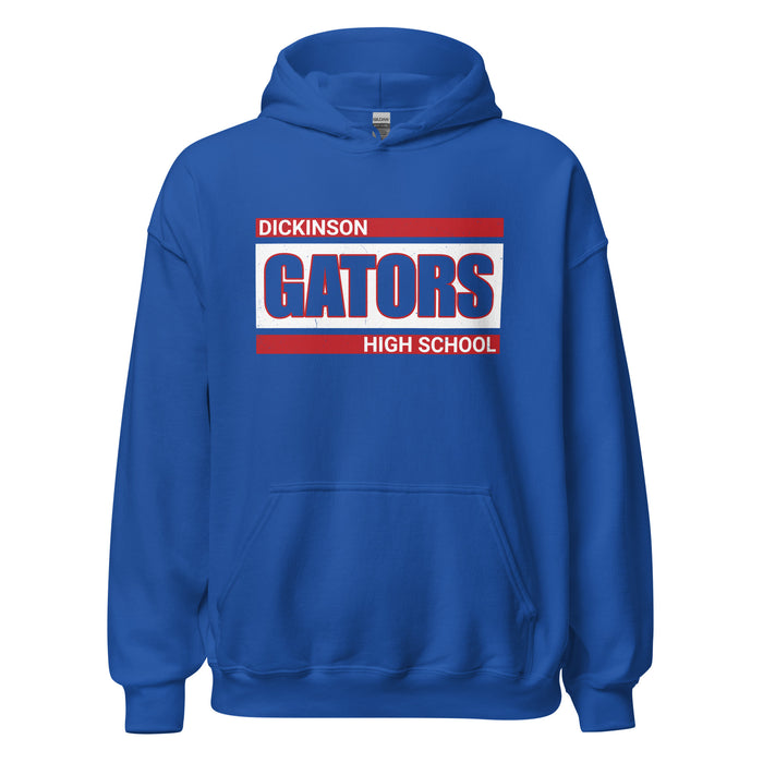Dickinson High School Gators Royal Blue Classic Unisex Hoodie 098