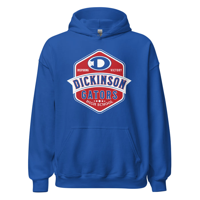 Dickinson High School Gators Royal Blue Classic Unisex Hoodie 209