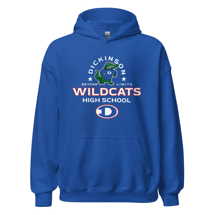 Dickinson High School Gators Royal Blue Classic Unisex Hoodie 222