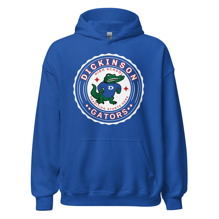 Dickinson High School Gators Royal Blue Classic Unisex Hoodie 216