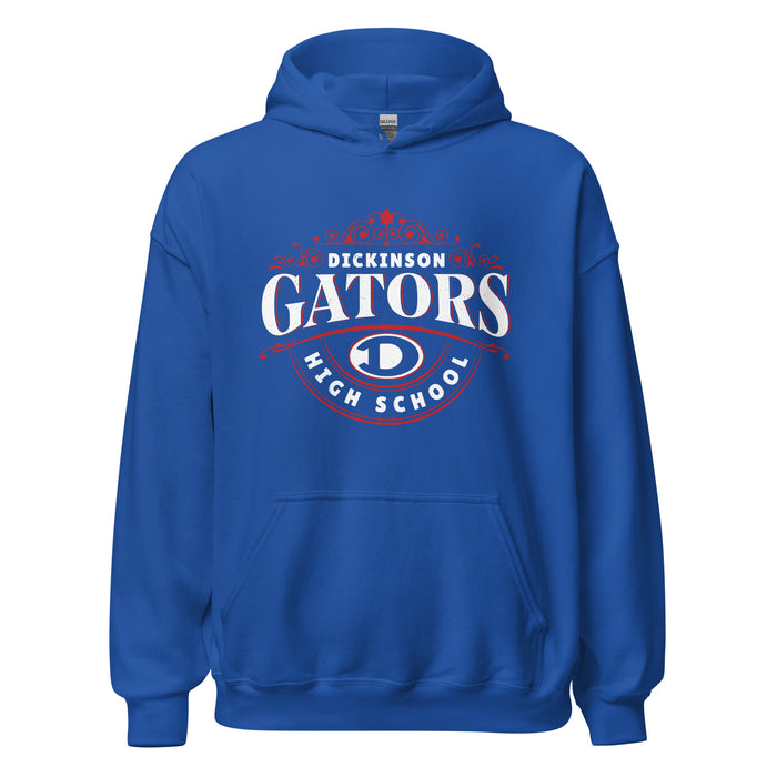 Dickinson High School Gators Royal Blue Classic Unisex Hoodie 211